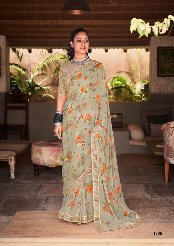 Kashvi Madhuri Latest Designer Ethnic Wear Georgette Saree Collection